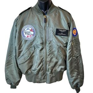 Vintage Spiewak & Sons USA L-2 Flight Jacket B-17 Flying Fortress Bomber Jacket